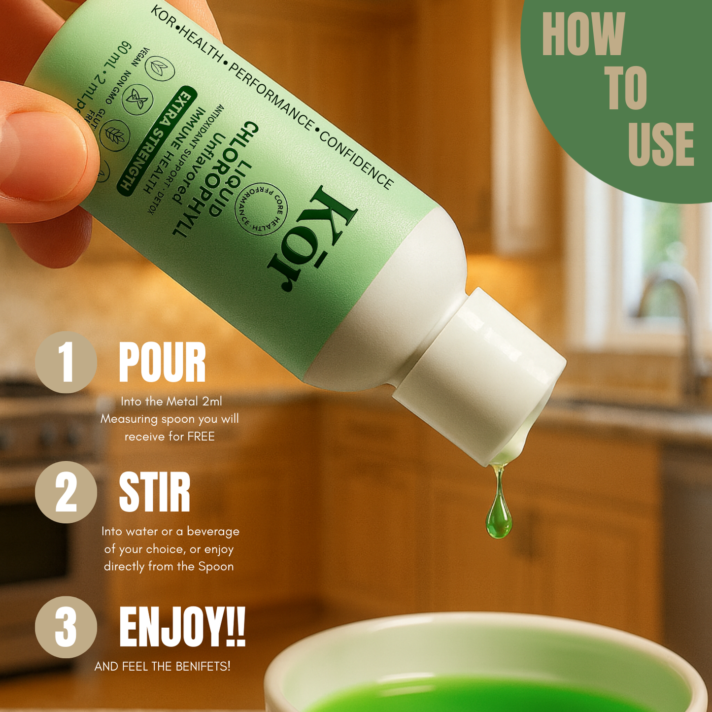 Kor liquid chlorophill