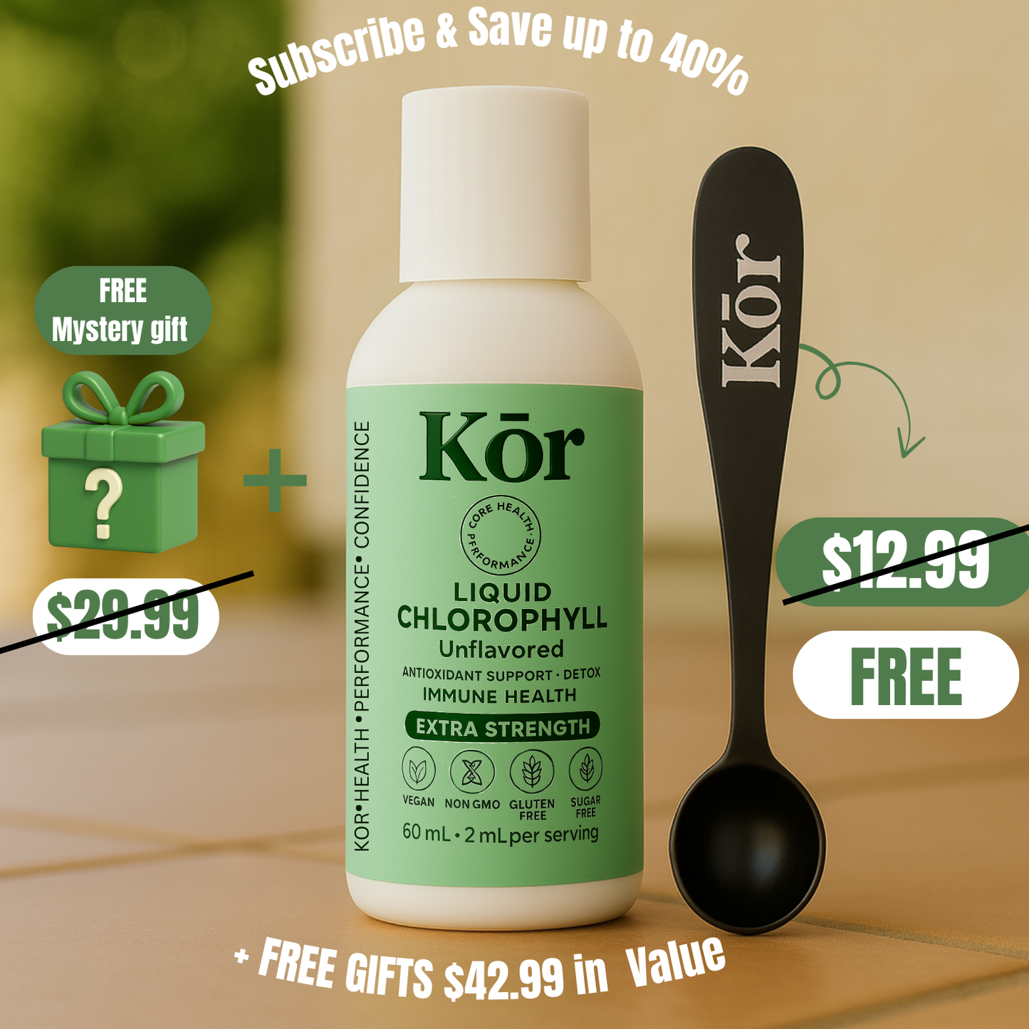 Kor liquid chlorophill